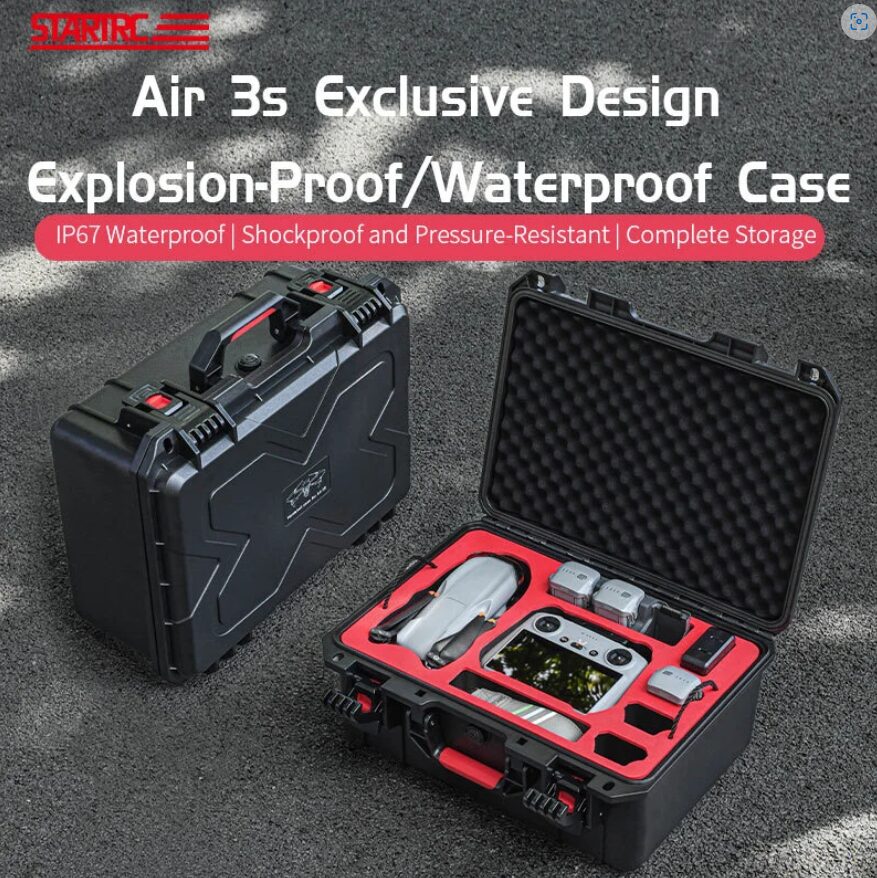 STARTRC Dual layer Waterproof case for DJI Air 3S